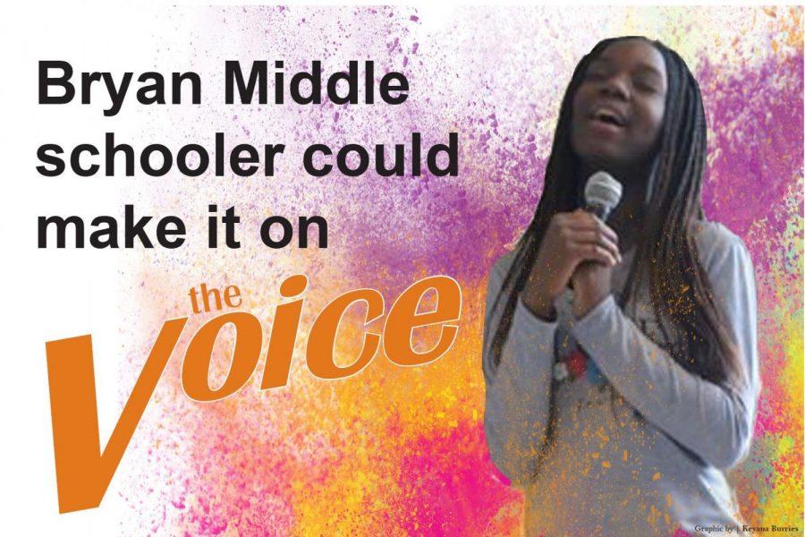 Bryan middle schooler could make it on The Voice