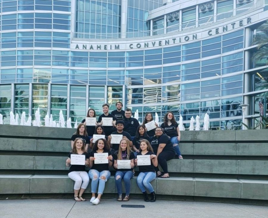 Eight Bryan High Journalism students won awards at this years JEA Nationals trip in Anaheim, California. 