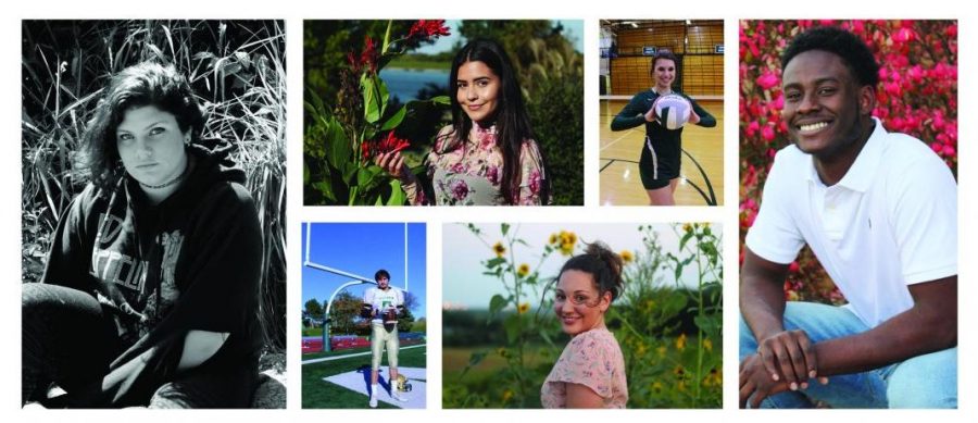 The photos used on the flyer for the senior portraits are all photos taken by staff members on the Bryan High Crusader Yearbook staff.  They decided to showcase their work on the flyers to show seniors that they take photos that are comparable to professional portrait studios.