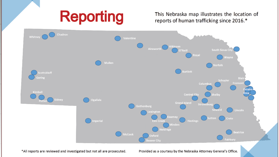 Here+are+cities+in+Nebraska+where+human+trafficking+has+been+spotted+and+then+reported+to+The+Nebraska+Human+Trafficking+Task+Force+from+2016+to+Oct.+13%2C+2020.
