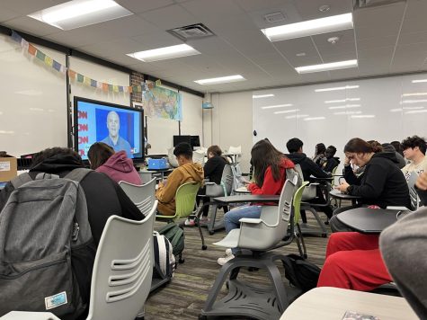 Students in social studies teacher Angela Eceberts US history class wonder the whereabouts of long-time favorite host of CNN10 Carl Azuz as the new host, Coy Wire, takes to the screen.