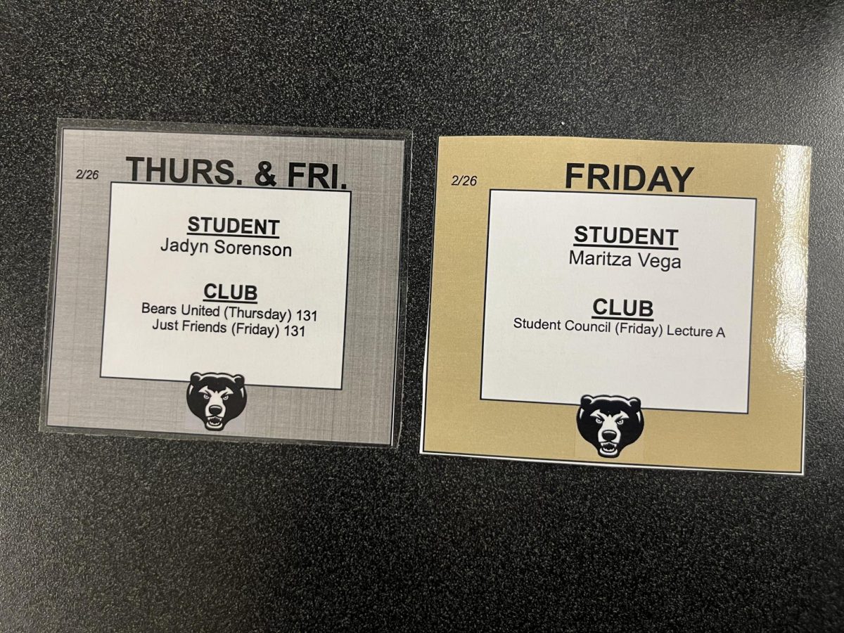 Teachers received passes to give students during advisement. Each pass is unique to every student and will begin to be used starting Thursday and Friday, Feb. 5-6. 